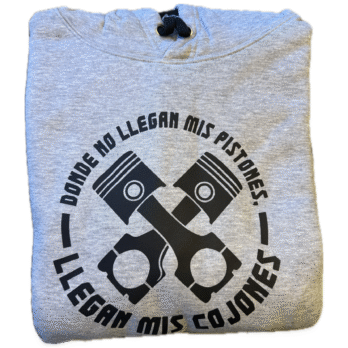 Donde No Llegan Mis Pistones 2XL Gris