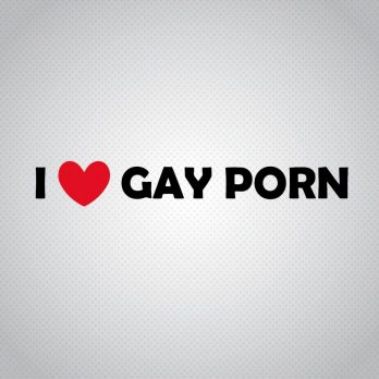 Pegatina I Love Gay Porn