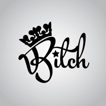 Pegatina Bitch