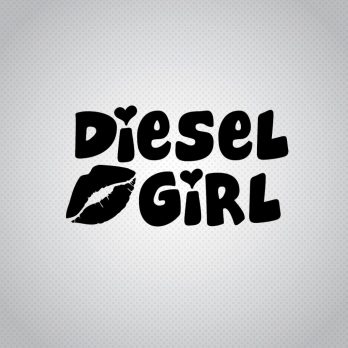 Pegatina Diesel Girl