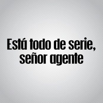 Pegatina Está Todo De Serie