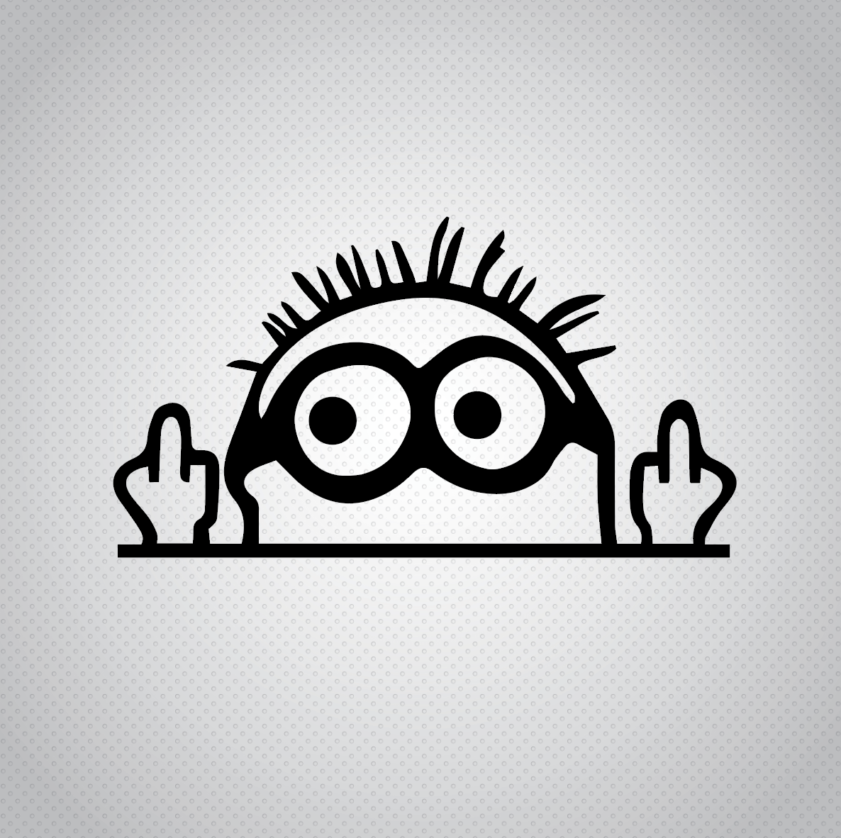 Pegatina Minions Fuck