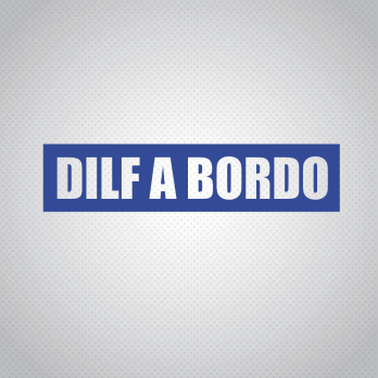 Pegatina DILF A BORDO
