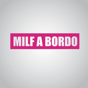Pegatina MILF A BORDO