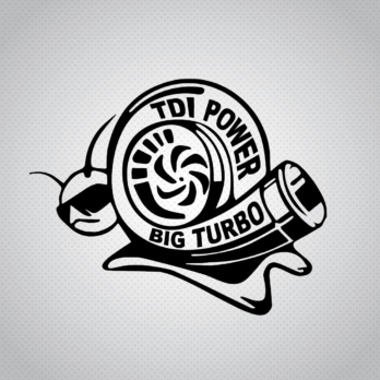 Pegatina Caracol TDI Power Big Turbo