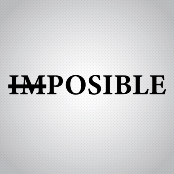 Pegatina IMPOSIBLE POSIBLE