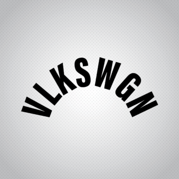 Pegatina VLKSWGN Curva