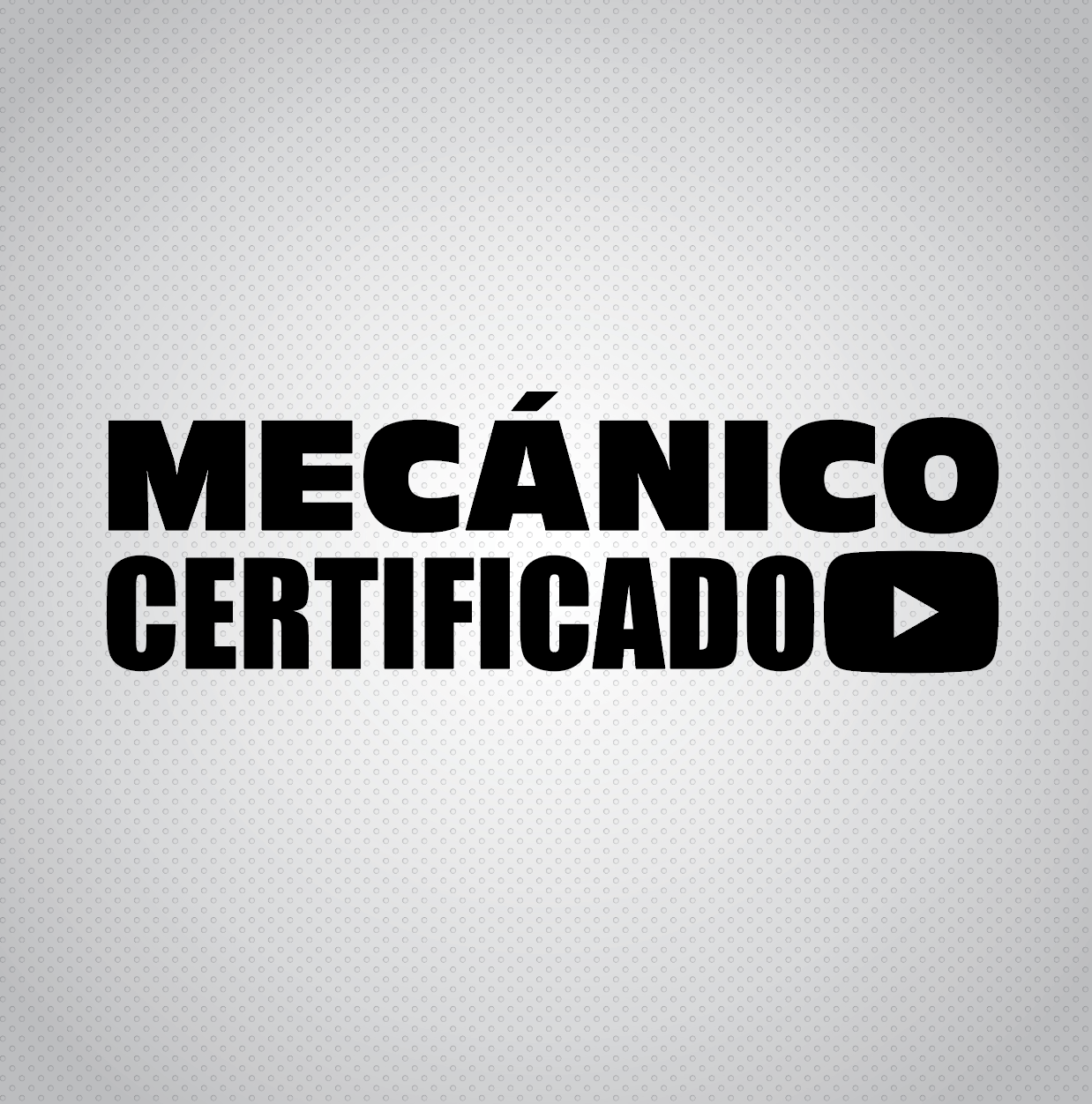 Pegatina Mecanico Certificado YouTube