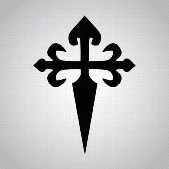 Pegatina Cruz de Santiago