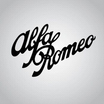 Pegatina Alfa Romeo Inclinado
