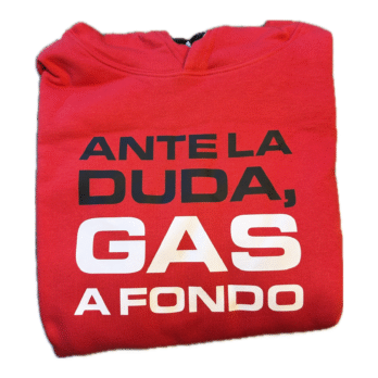 Sudadera Ante la duda 2XL Roja