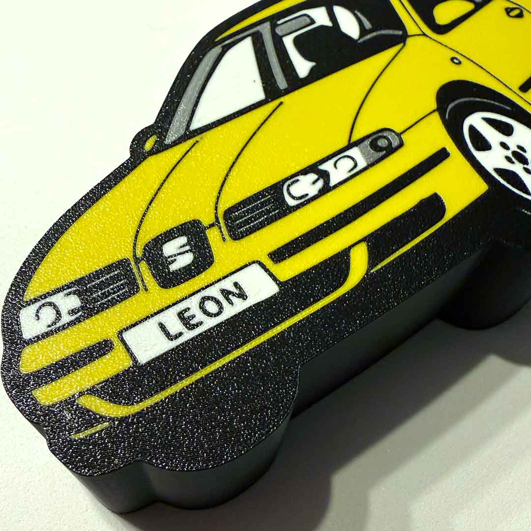Caja de luz LED (Lightbox) con forma de coche