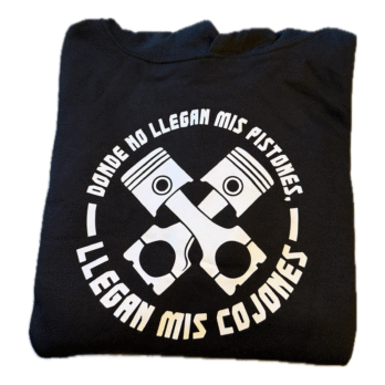 Donde No Llegan Mis Pistones 2XL Negra
